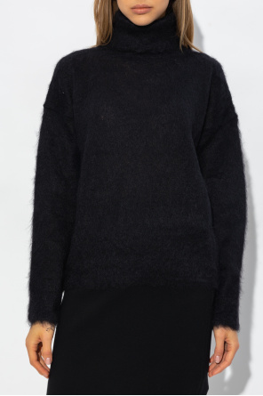 Saint Laurent Mohair-blend turtleneck sweater