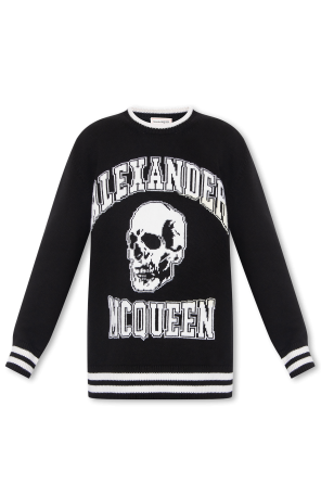Alexander McQueen jersey logo-print shorts