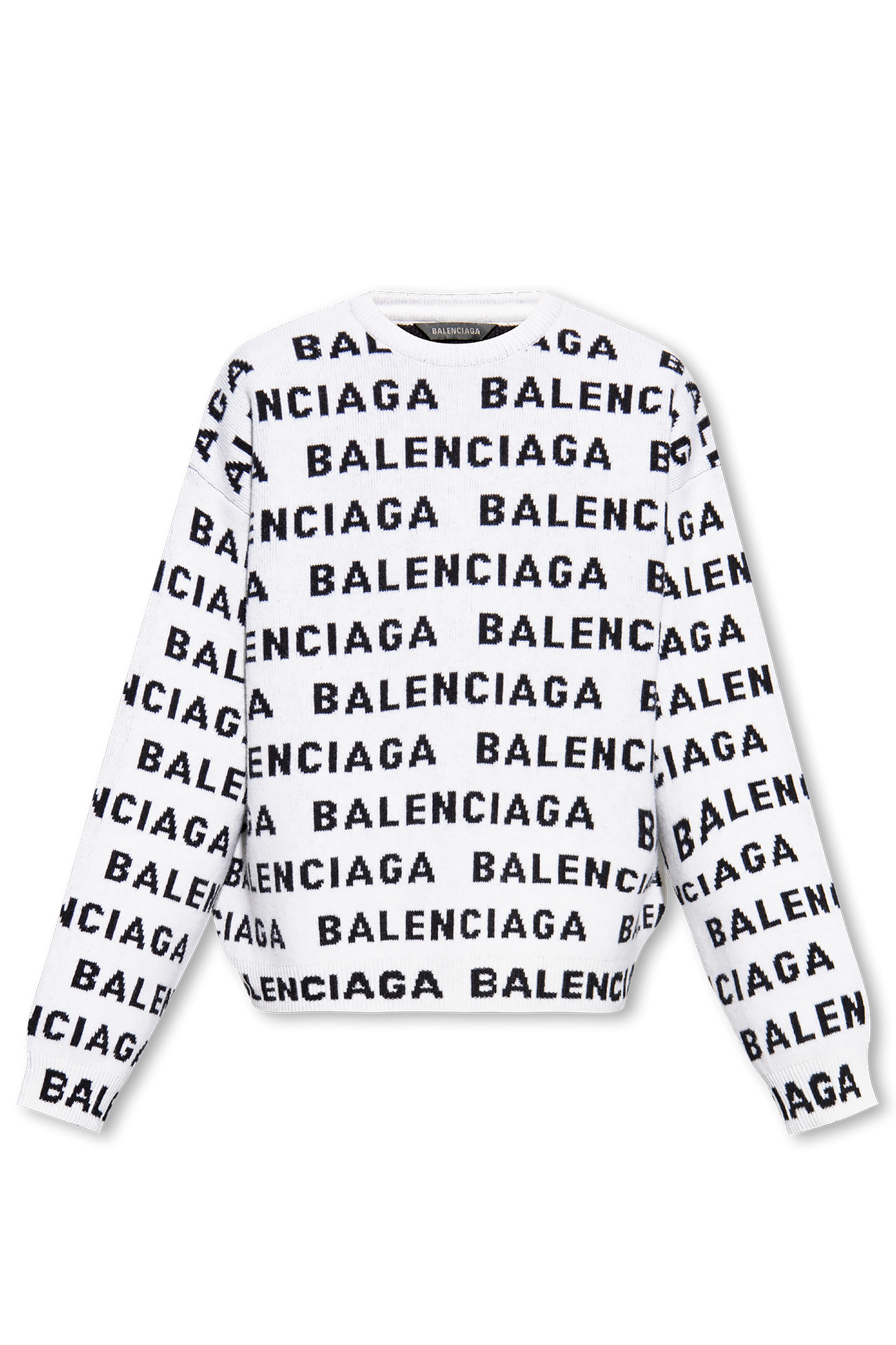 Balenciaga folded graphic-print T-shirt
