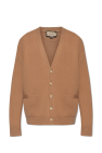 Gucci BROWN Buttoned cardigan