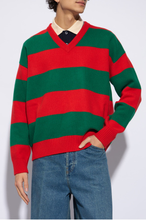 Gucci Sweter ze wzorem w pasy