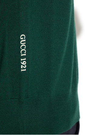 Gucci Sweter z wyszytym logo
