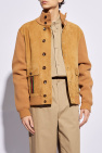 Gucci beige Suede bomber jacket