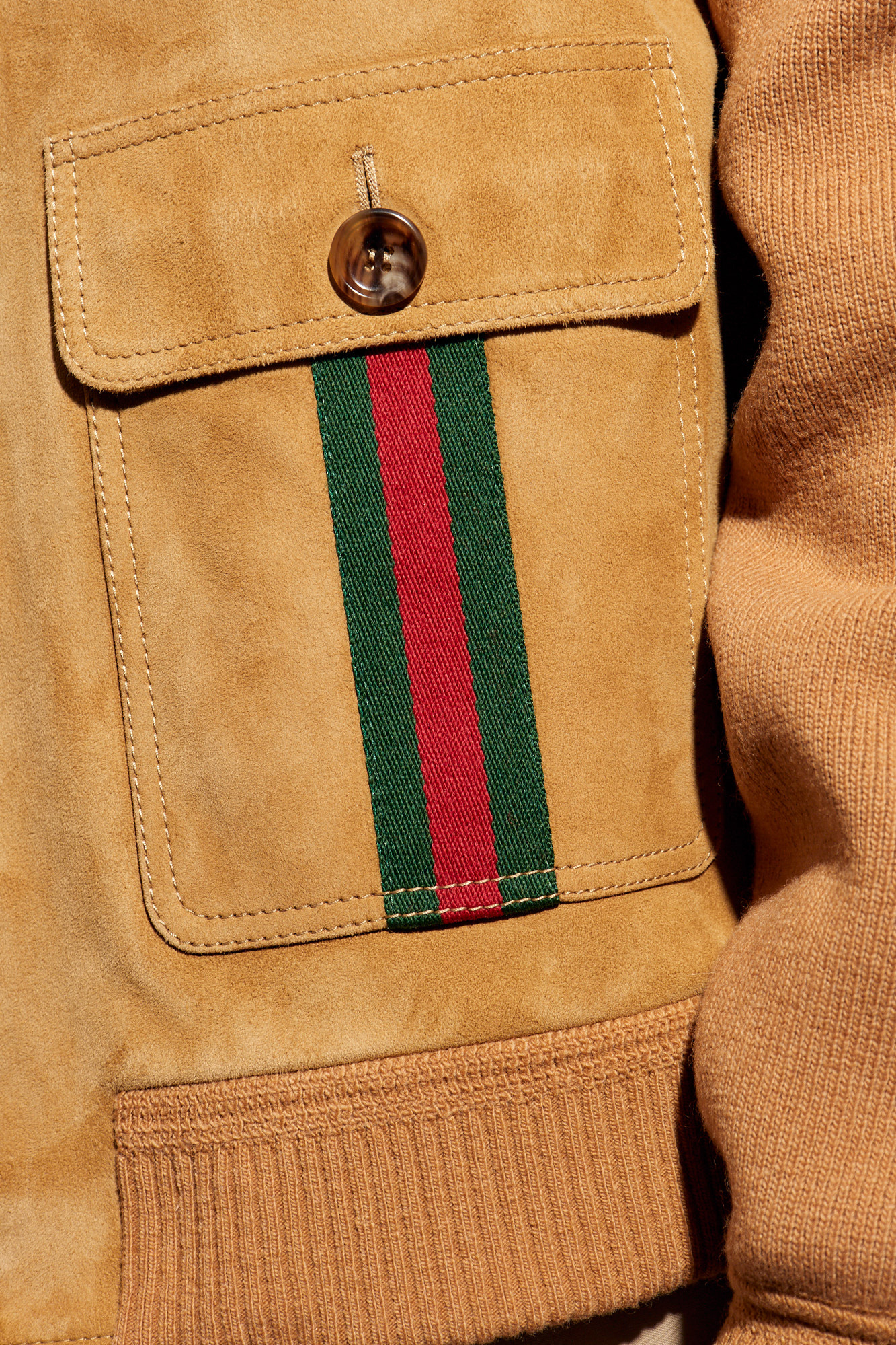 Gucci Suede bomber jacket