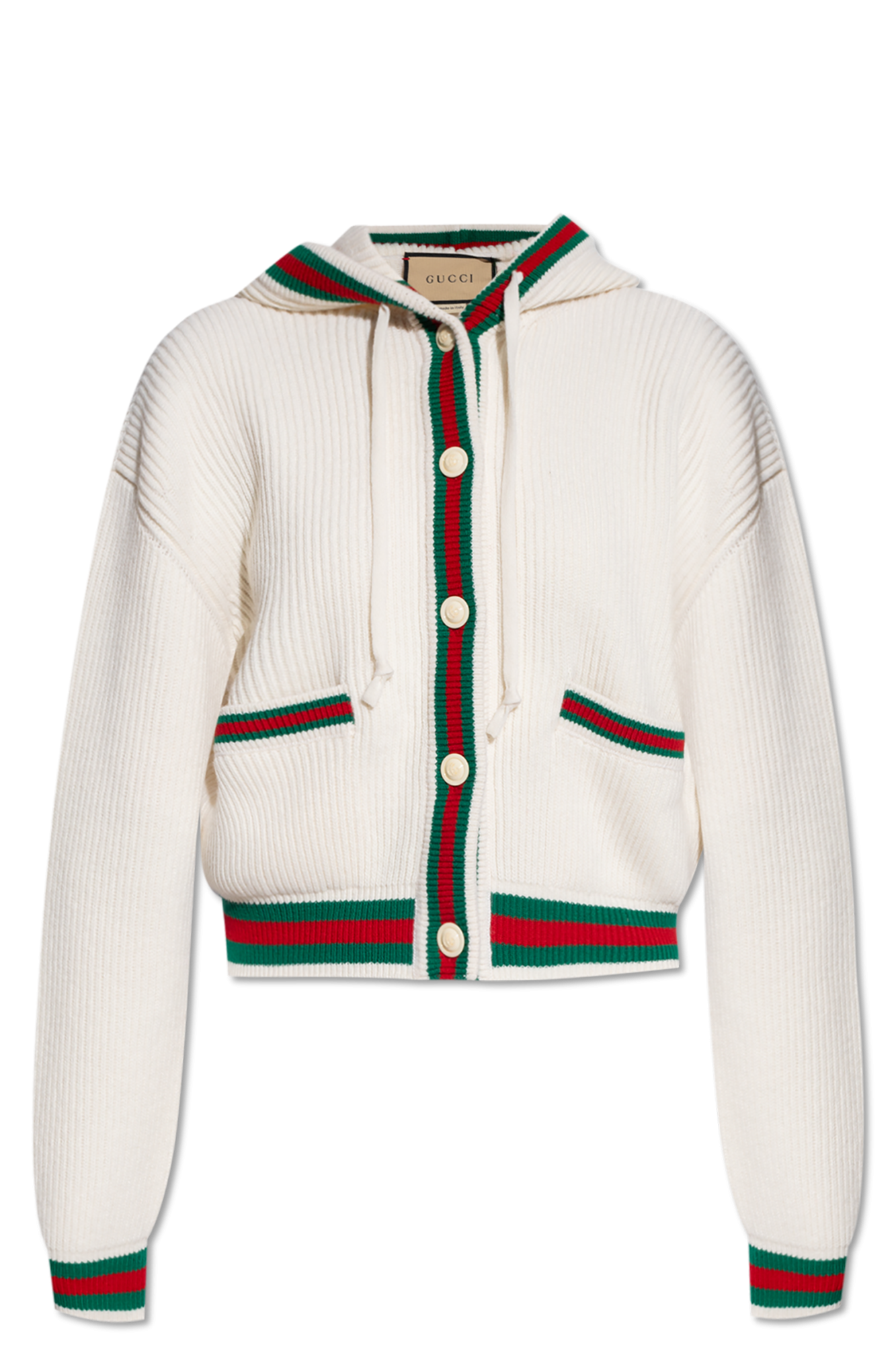 Gucci Wool cardigan with hood