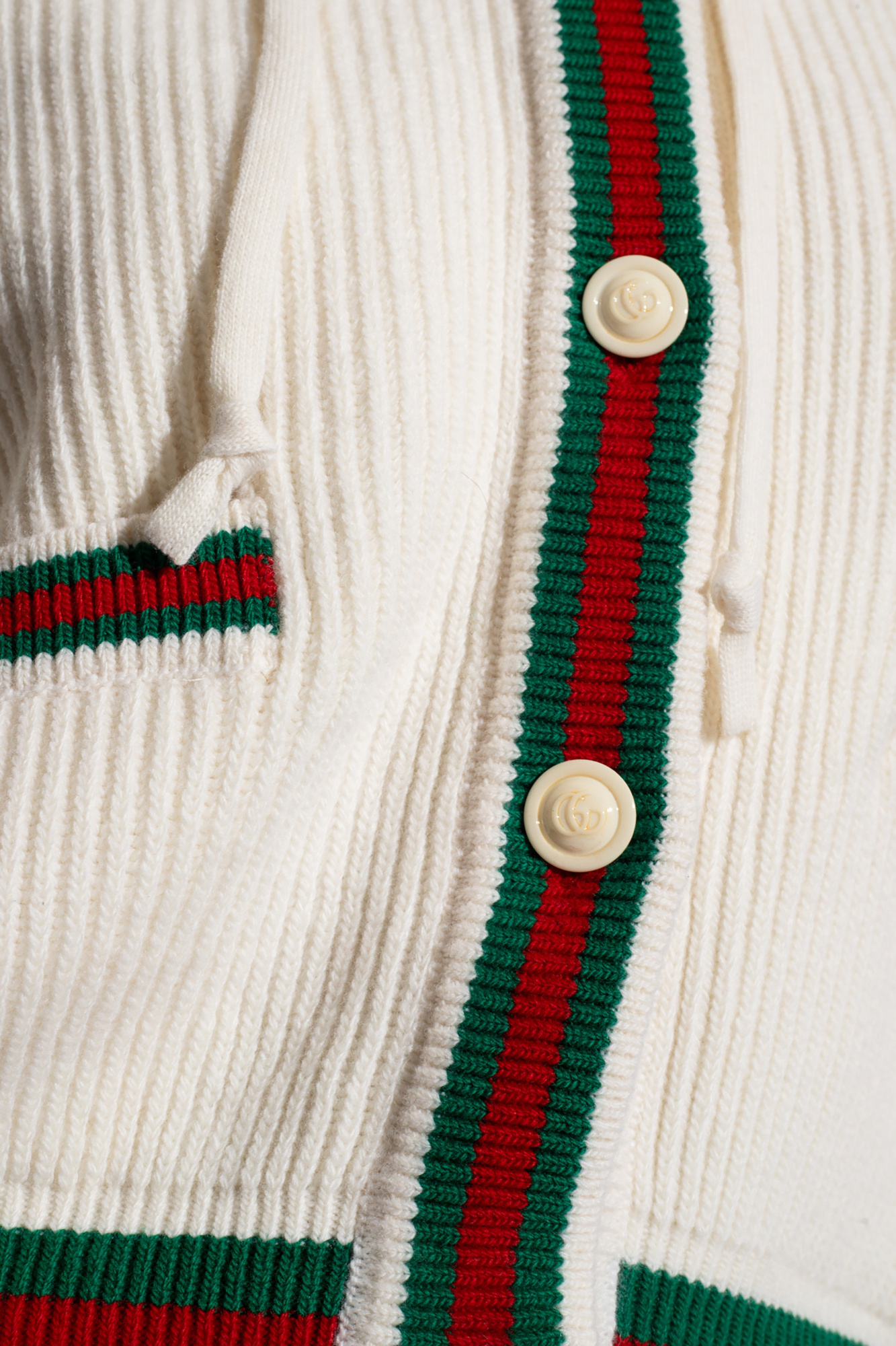 Gucci Wool cardigan with hood