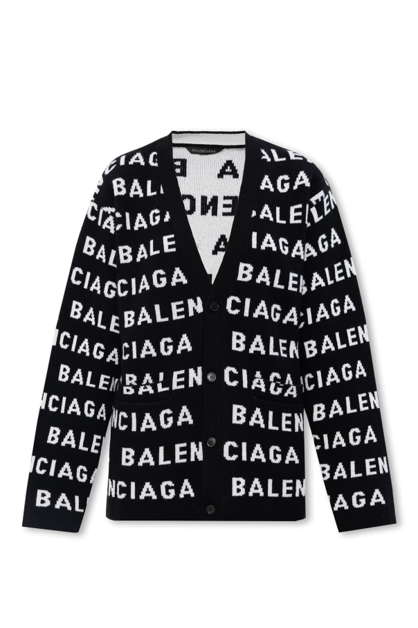 Balenciaga Kardigan z logo
