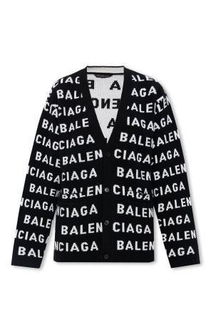 Cardigan with logo od Balenciaga