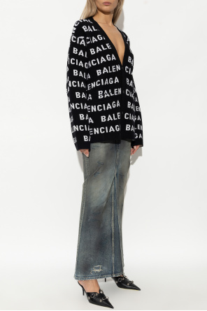 Cardigan with logo od Balenciaga