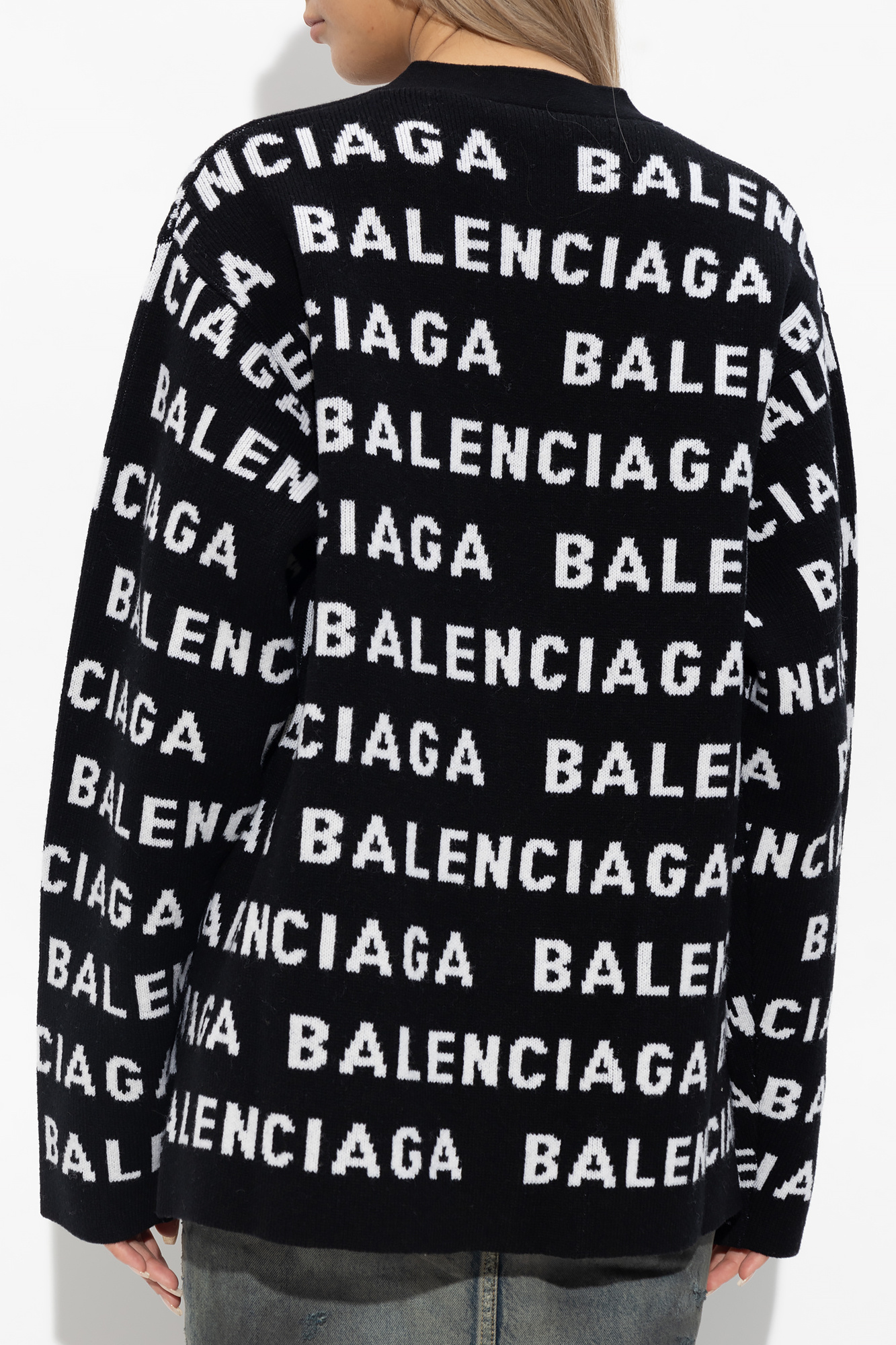 Balenciaga Cardigan with logo