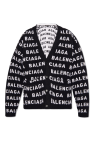 Balenciaga BLACK Cardigan with logo