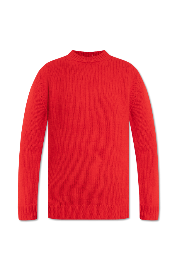 Wełniany sweter z logo od Gucci