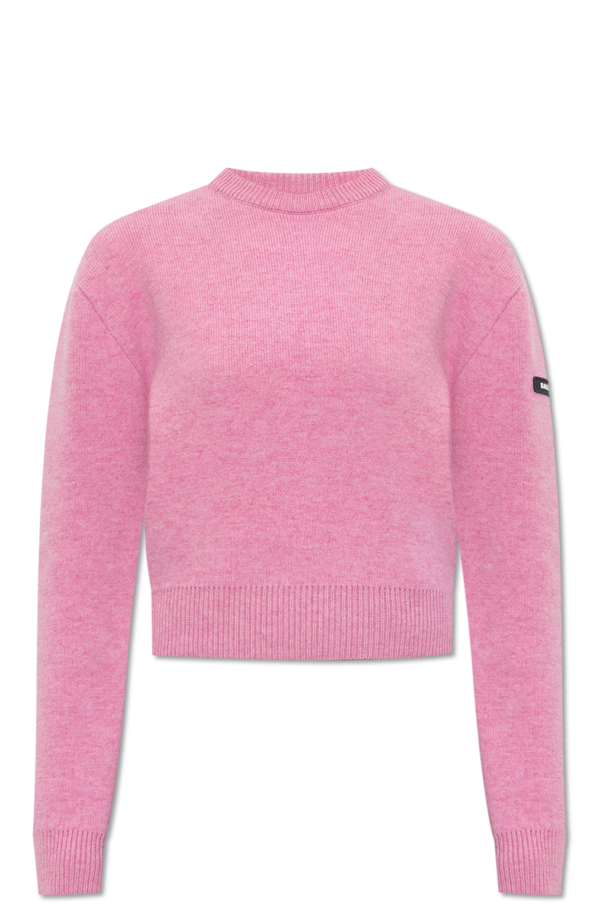 Sweater with logo patch od Balenciaga