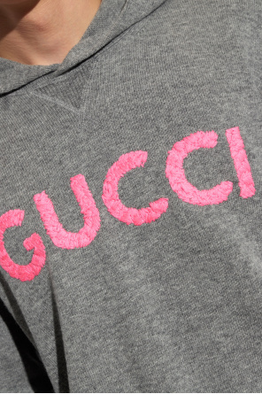 Gucci Wełniany sweter z kapturem