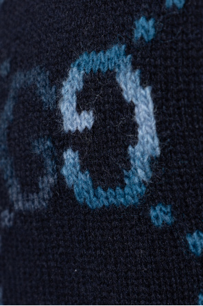 Gucci Suéter de lana con patrón GG