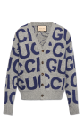 Gucci GREY Wool cardigan