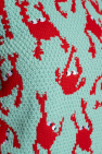 Bottega Veneta light blue Sweater with crab pattern