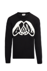 Alexander McQueen BLACK Sweater with skull motif