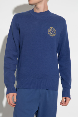 Versace Jeans Couture Sweter z logo