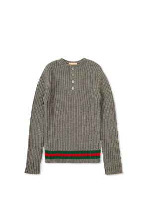 Sweater with signature Web stripe