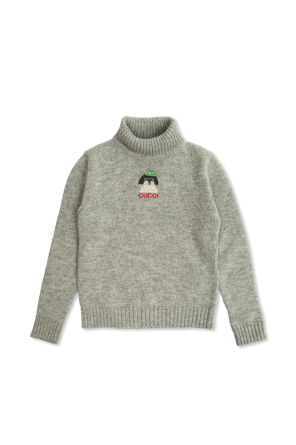 Turtleneck with logo