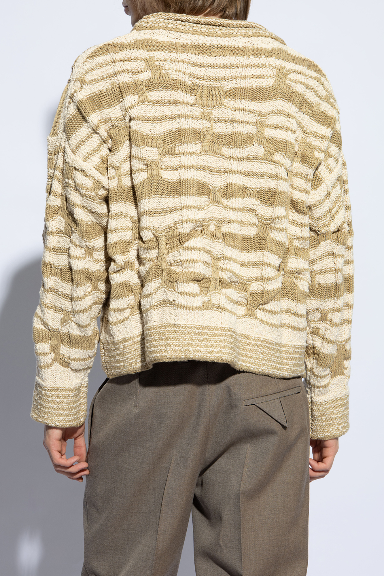 Bottega Veneta Striped pattern sweater