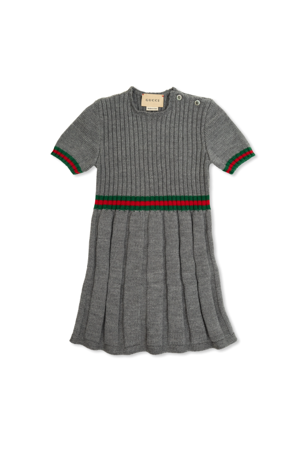 Gucci Kids Wełniana sukienka