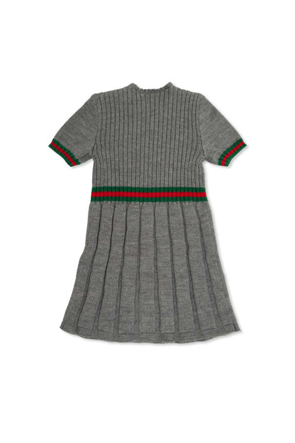 Gucci Kids Wełniana sukienka