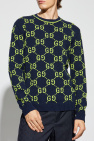 Gucci NAVY BLUE Sweater with logo