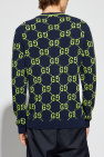 Gucci NAVY BLUE Sweater with logo