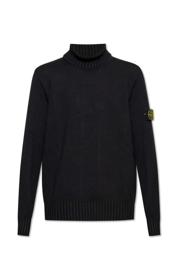 Stone Island Turtleneck sweater with logo