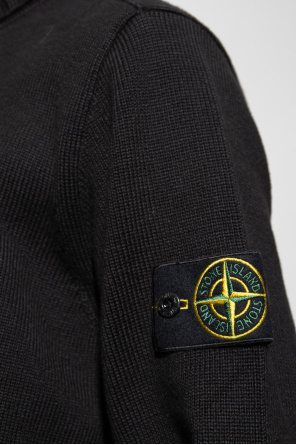 Stone Island Turtleneck sweater with logo