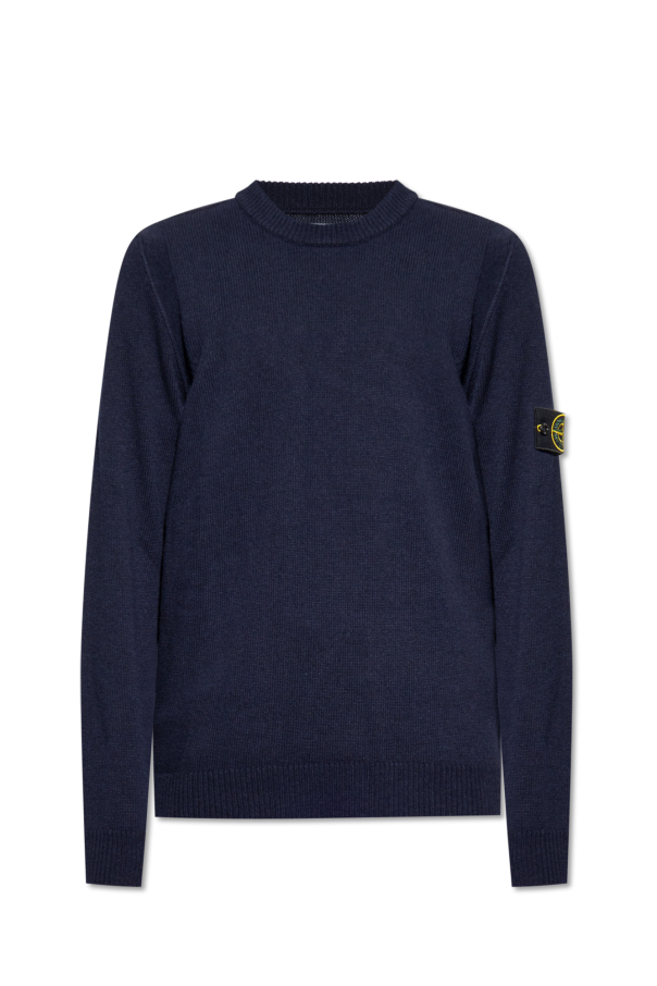 Sweater aus with logo od Stone Island