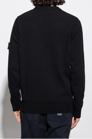 Stone Island Sweter z logo