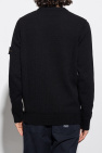 Stone Island BLACK Sweater with logo