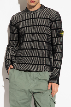 Stone Island Sweater with logo patch