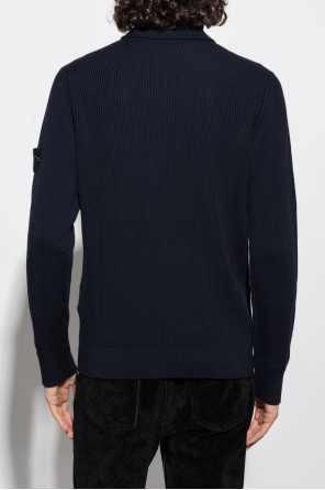 Stone Island Turtleneck sweater with logo