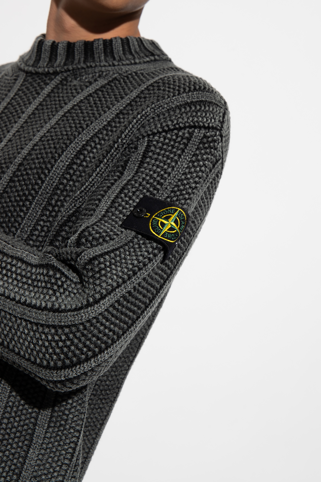 Stone Island 'Luxury Ribbed' Knit Black