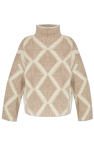 Bottega Veneta beige Wool turtleneck