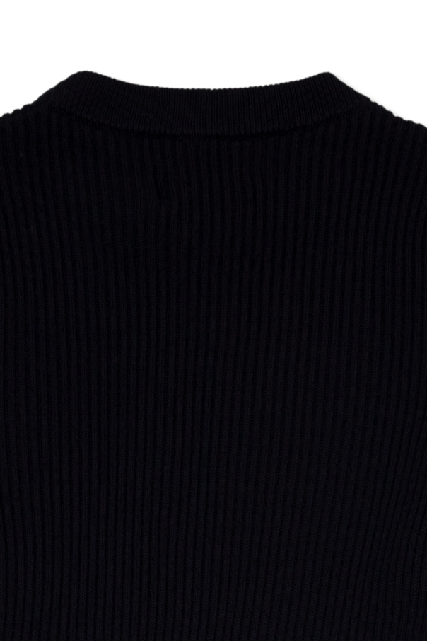 stella mccartney oversized striped shirt item Sweater with logo