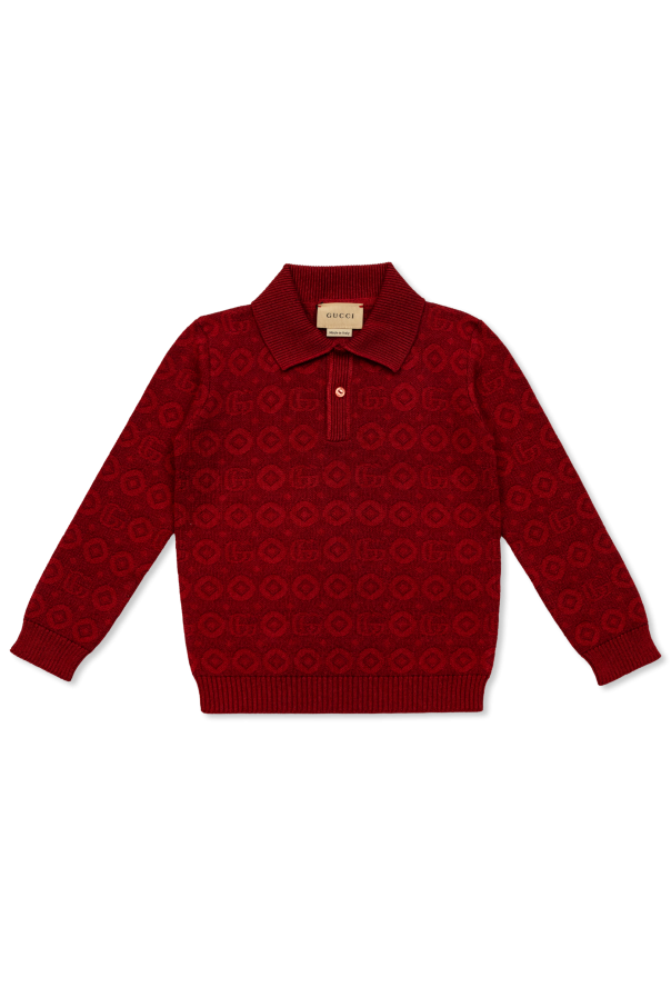 Gucci Kids Sweter typu polo