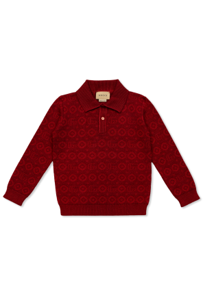 Suéter tipo polo