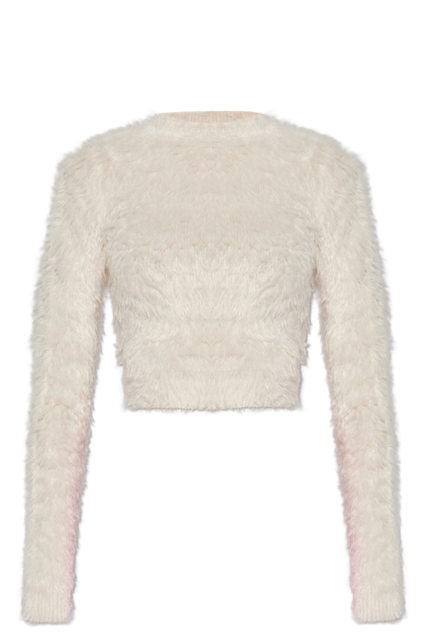 Balenciaga Sweter z dekoracyjnym wykończeniem