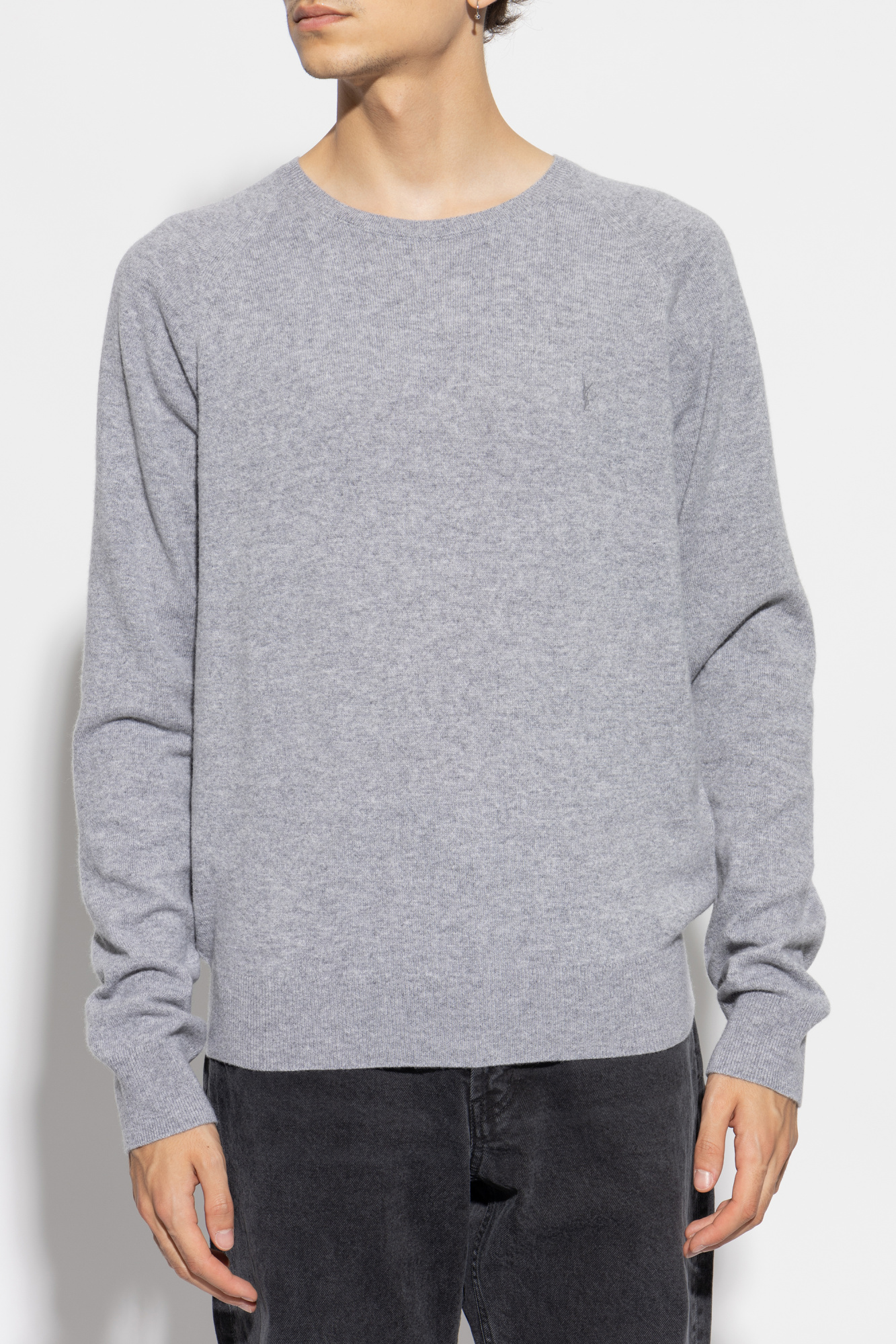 Saint Laurent Cashmere sweater with a round neckline