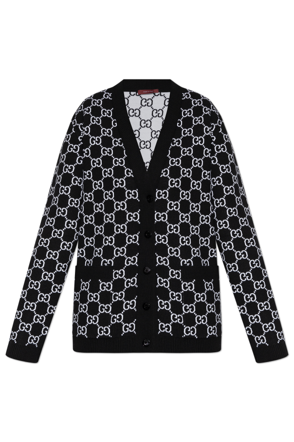 Reversible cardigan with GG pattern, zdjęcie 1 Reversible cardigan with GG pattern od Gucci