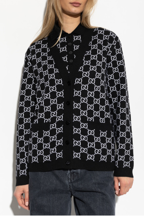 Gucci Reversible cardigan with GG pattern