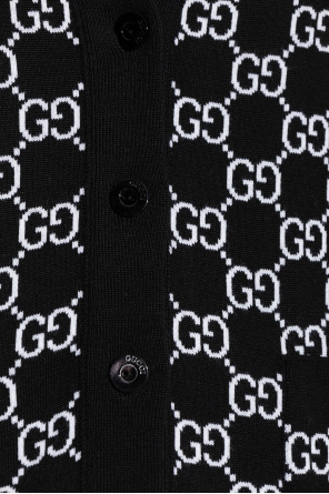 Gucci Reversible cardigan with GG pattern