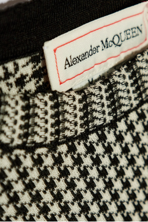 Alexander McQueen Wzorzysty sweter