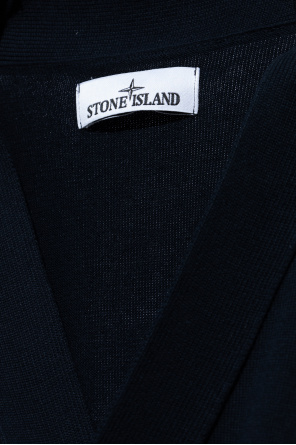 Stone Island Cardigan with logo