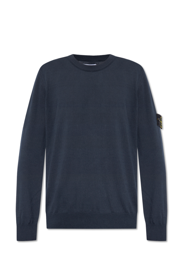 Sweater aus with logo od Stone Island